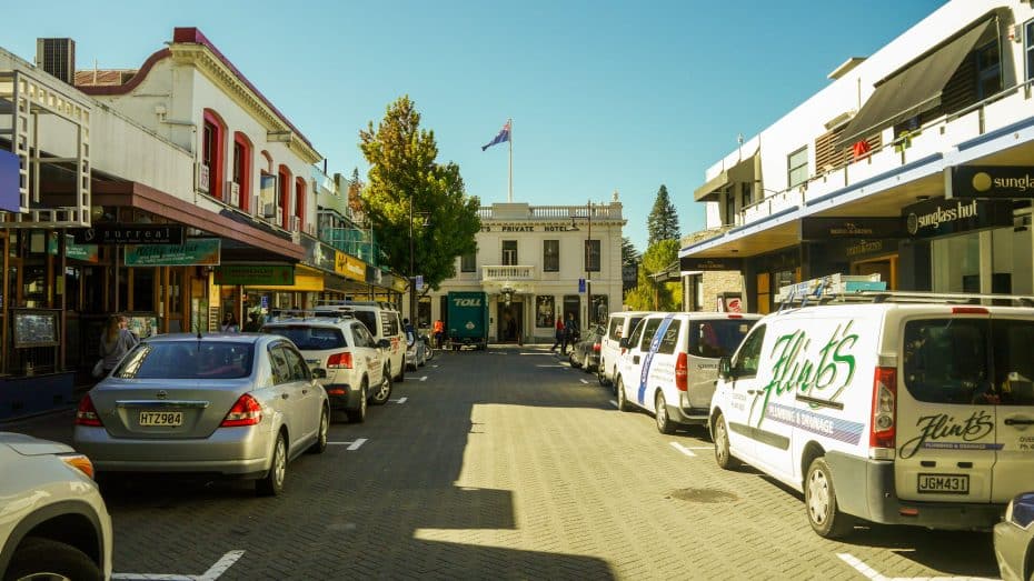 El Distrito Central de Negocios es la mejor zona para visitantes a Queenstown, Nueva Zelanda