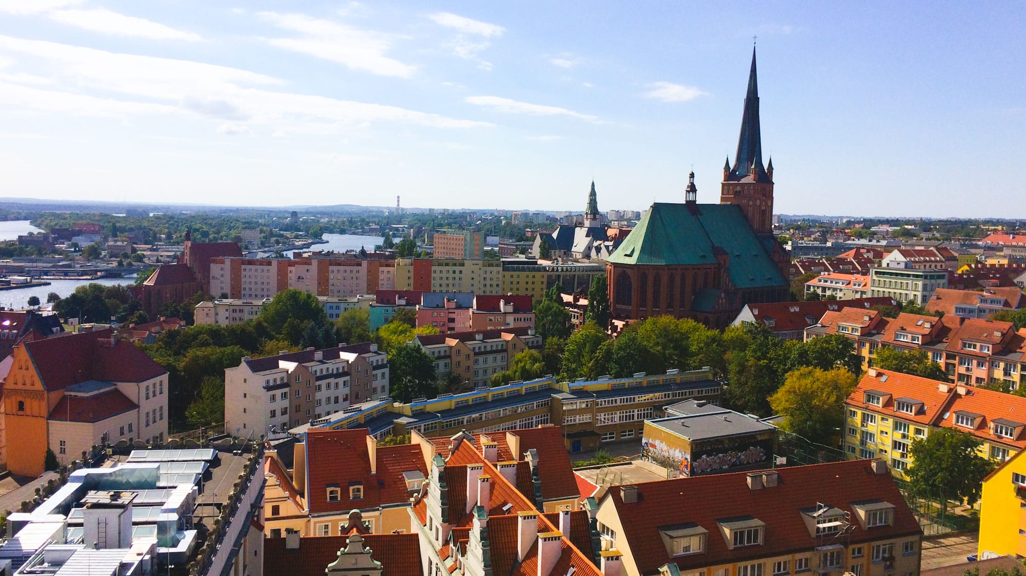 El casco antiguo es la mejor zona para alojarse en Szczecin, Polonia