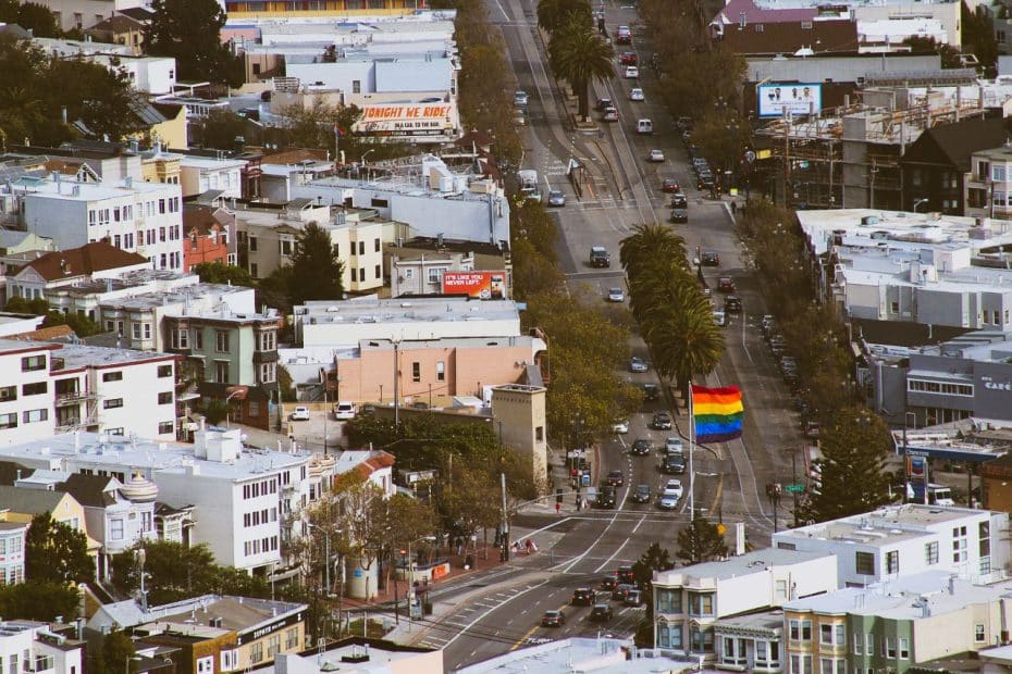 Castro Street is the main thoroughfare in the neighborhood