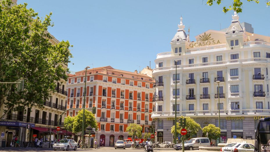 Glorieta de Bilbao marks one of the outer borders of Chueca