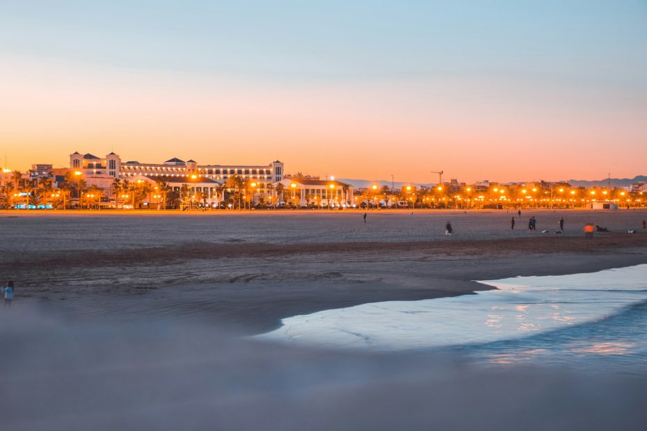 Playa de la Malvarrosa is one of the most famous urban beaches in València