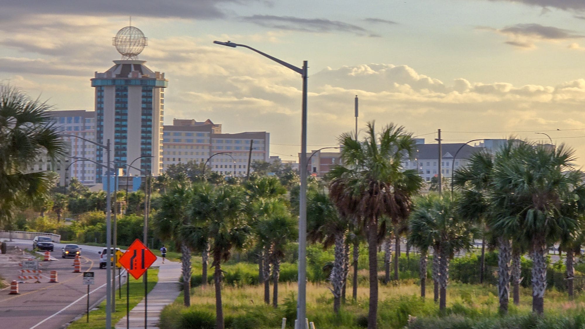 International Drive is one of the best areas to stay in Orlando without a car