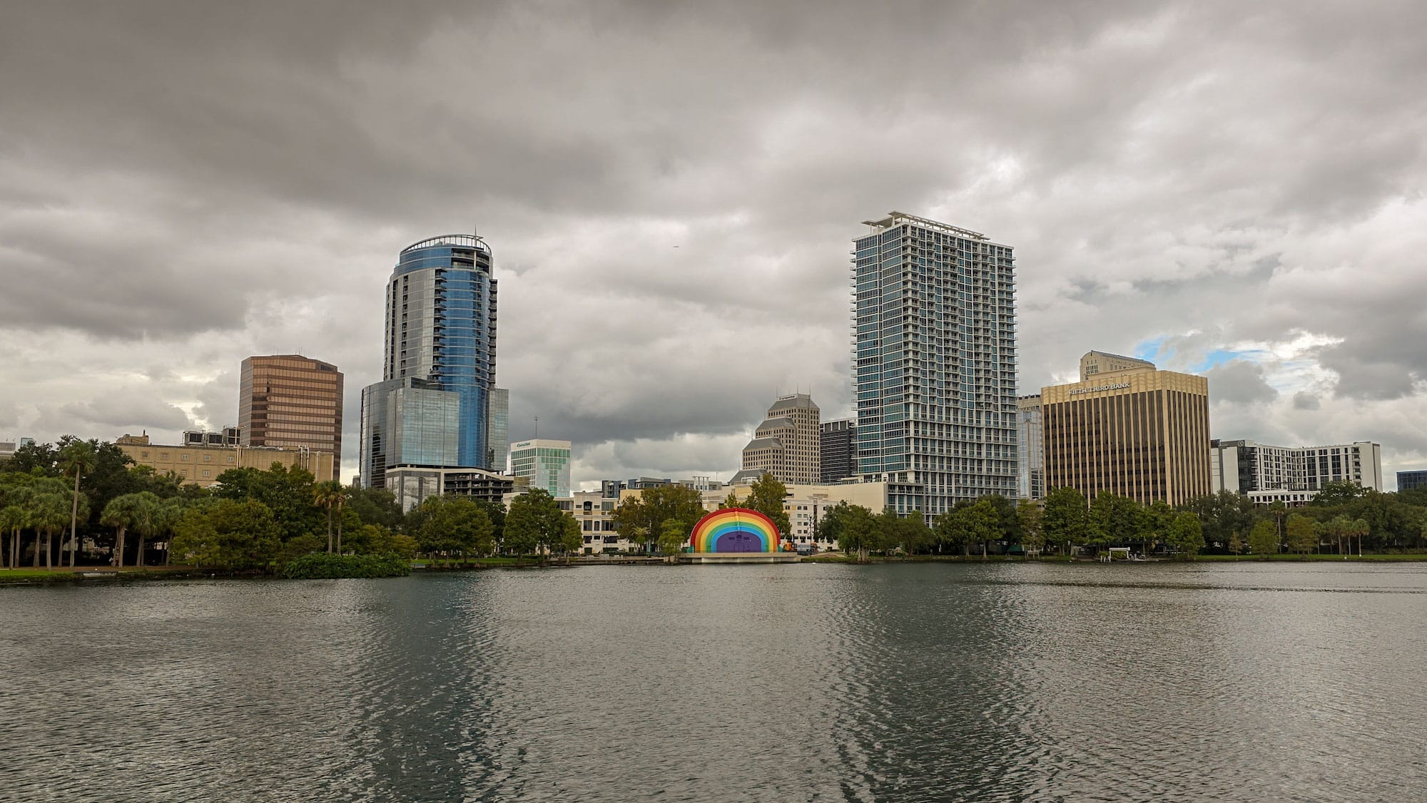 Lake Eola i Downtown Orlando