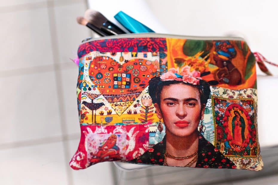 The unibrow that launched a thousand merch items—Frida Kahlo’s iconic face is everywhere.