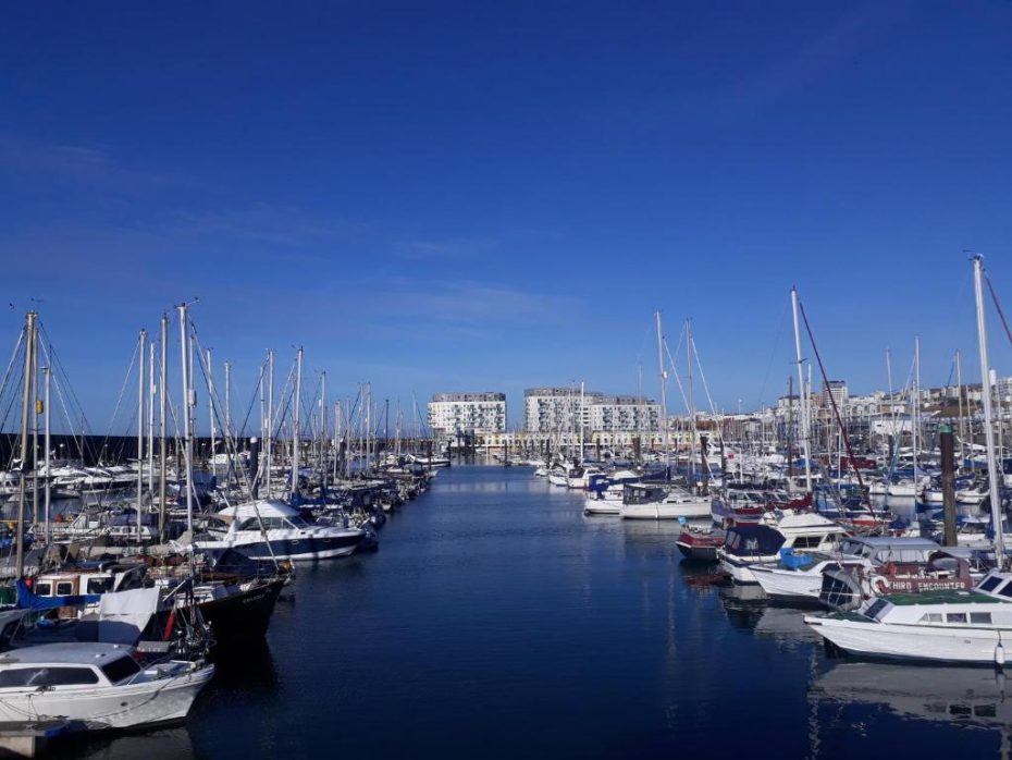 Brighton Marina is a contemporary waterfront area offering dining, shopping, and entertainment options