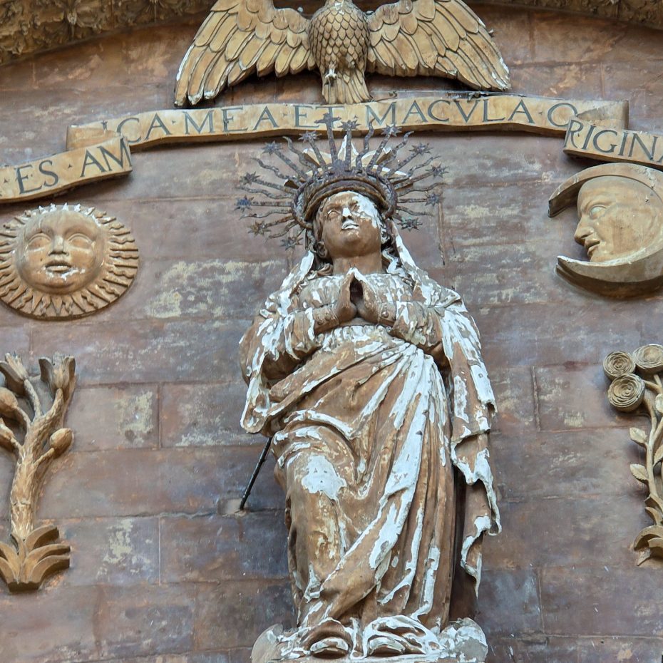 Detalle exterior de la Catedral de Palma de Mallorca