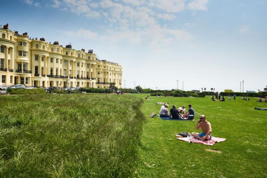 Hove provides a quieter, upscale environment with beautiful Regency architecture and charming cafes.