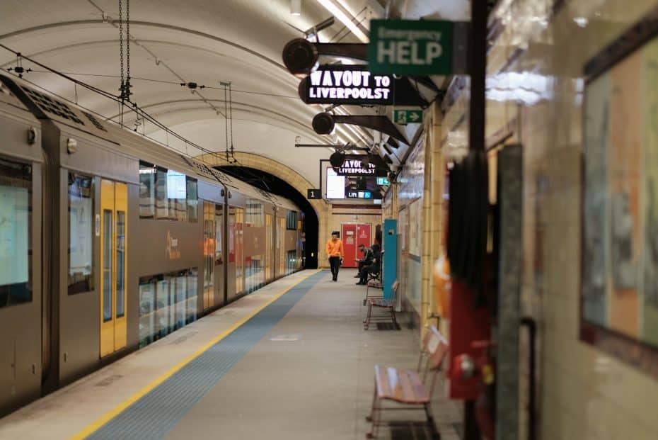 Public transportation in Sydney includes trains, buses, and ferries