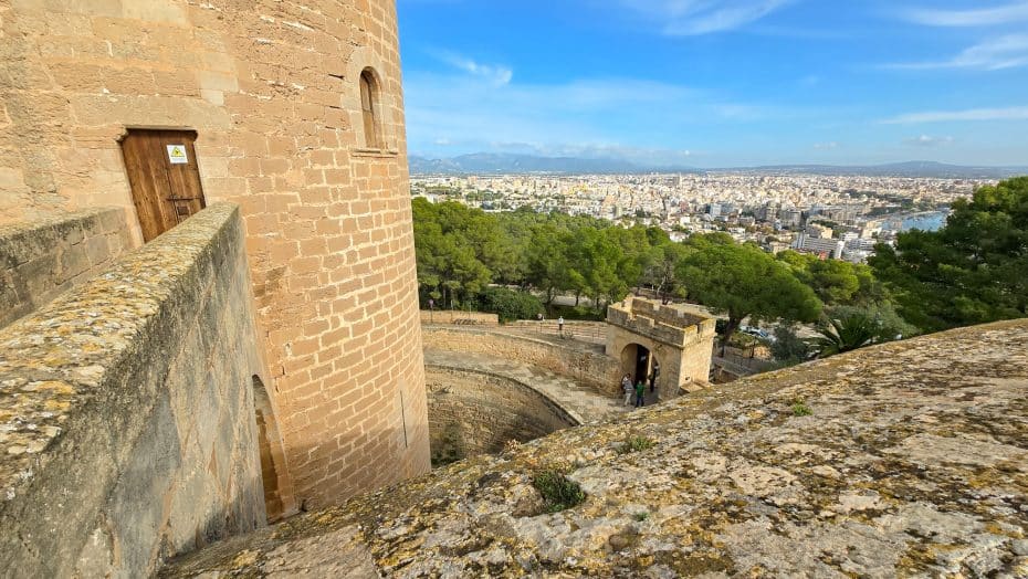 Vistas desde el Castillo de Bellver, Mallorca