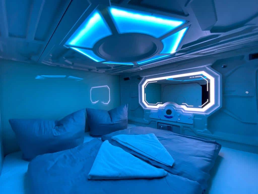 Berlin's Space Night Capsule Hostel is all about space