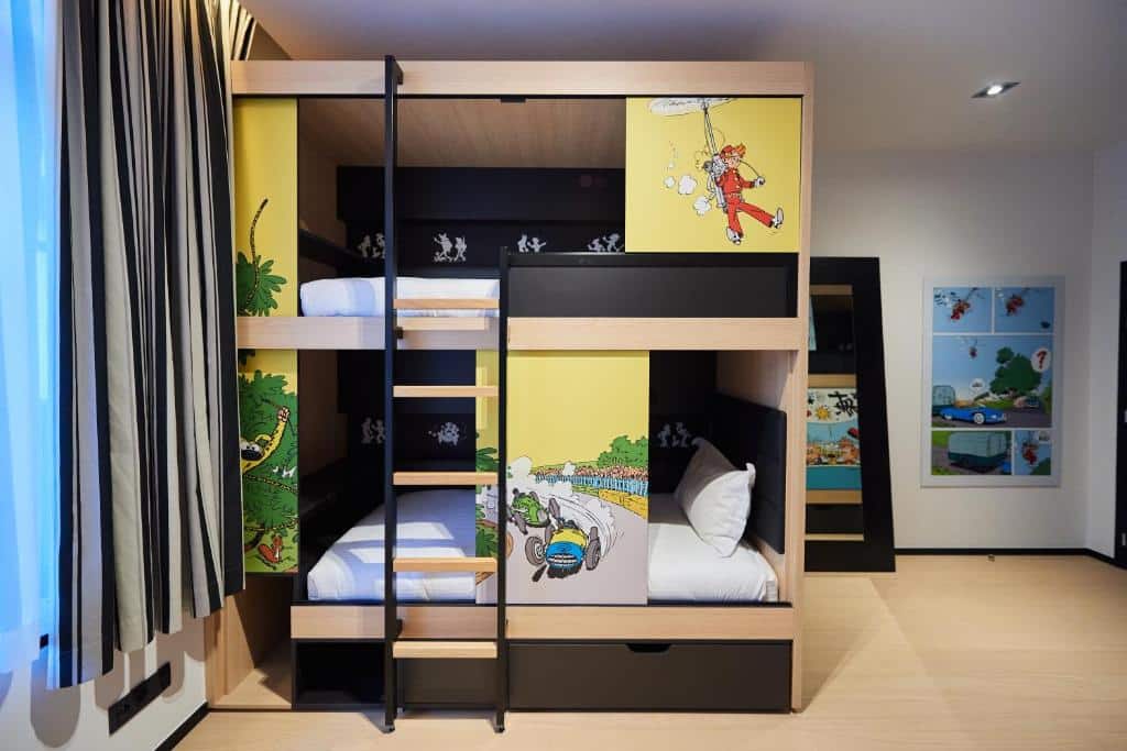 YOOMA Urban Lodge es un albergue inspirado en los cómics en Bruselas