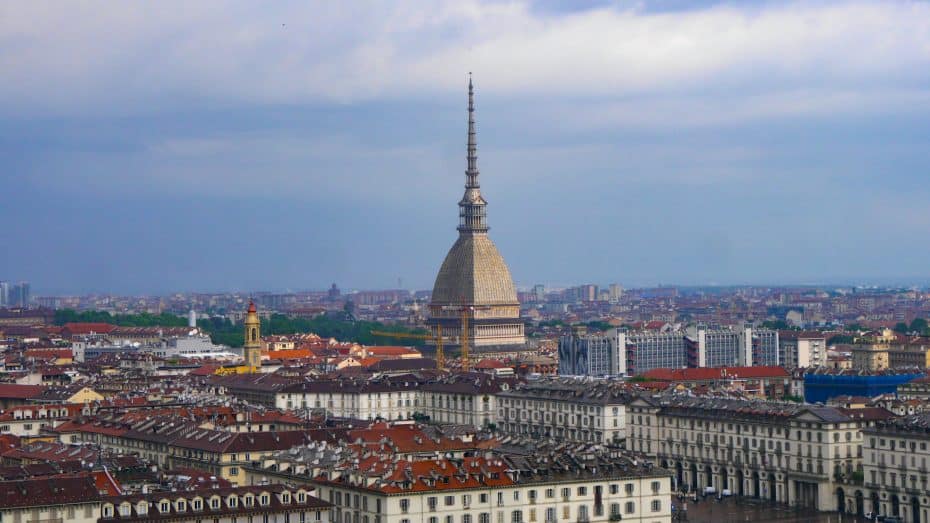 Mole Anotenelliana from Borgo Po and Monte dei Capuccini