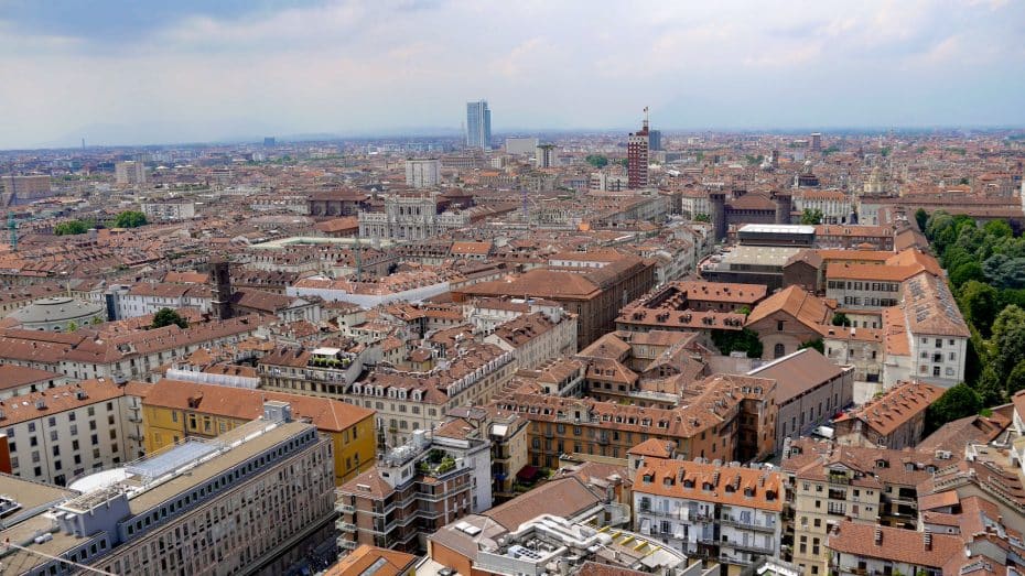 Turin's City Center from Mole Antonelliana