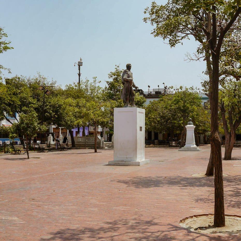 El Parque de Santander es uno de los más bonitos de Santa Marta