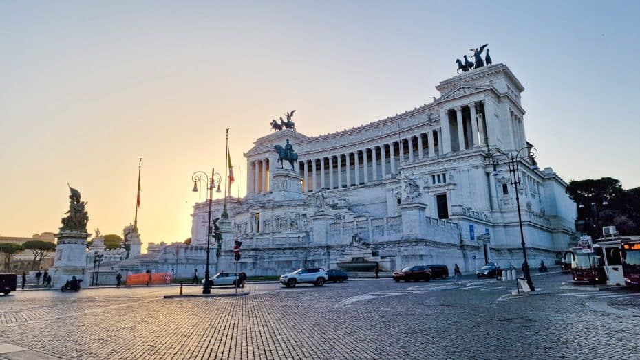 Complesso del Vittoriano en el centro de Roma