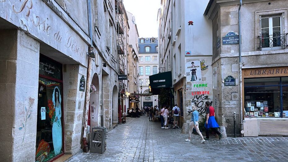 Le Marais es el histórico barrio judío de París