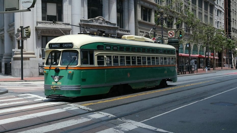 Market Street es una de las principales arterias de San Francisco