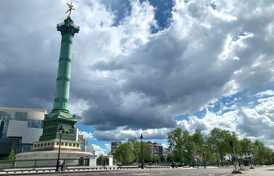 Place de la Bastille - Qué ver en Le Marais, París