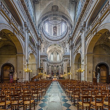 Interior de la iglesia de Saint-Paul-Saint-Louis