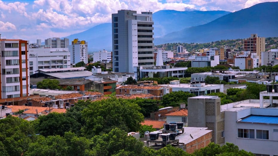 Vistas de la Cúcuta moderna desde el monumento Cristo Rey