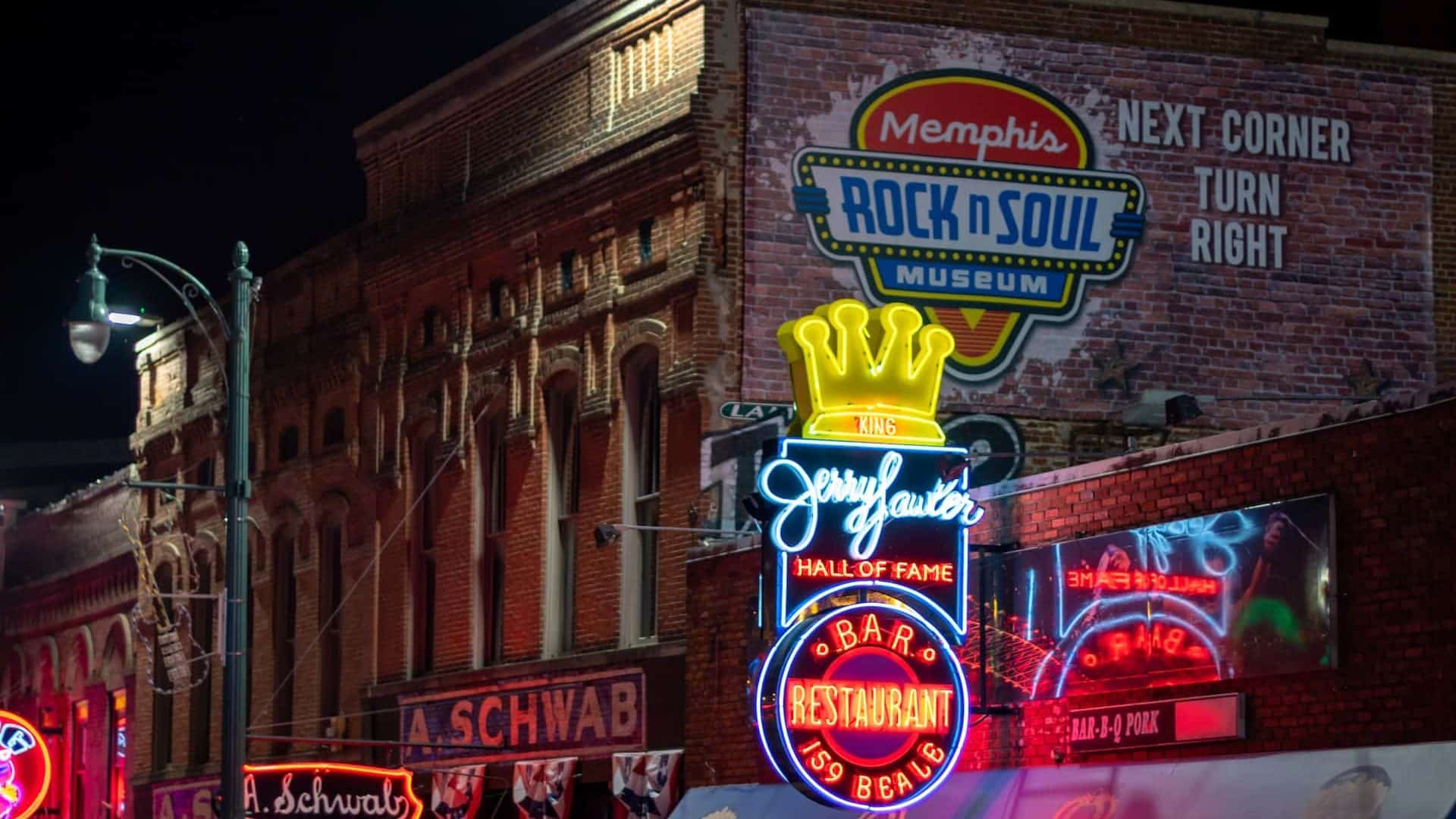 Beale Street cobra vida de verdad por la noche