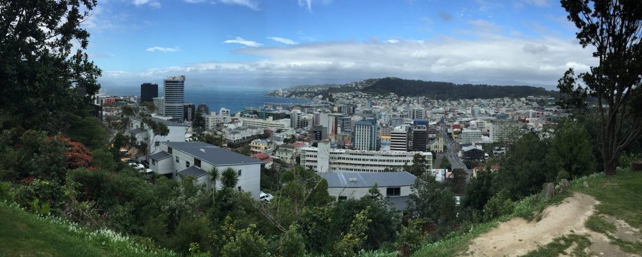 Vistas del Centro de Wellington desde Kelburn