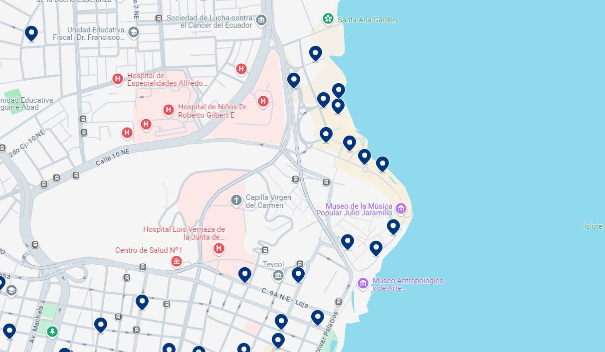 Alloggi a Las Peñas – Clicca sulla mappa per vedere tutti gli hotel disponibili in questa zona