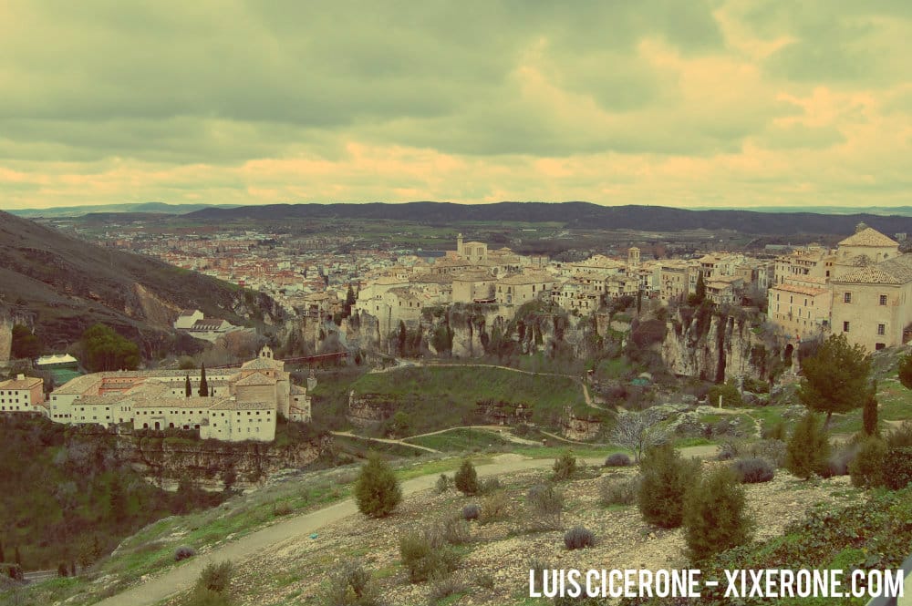 Vista de Cuenca desde Hoz del Huecar