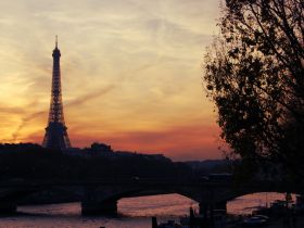 Atardecer en París