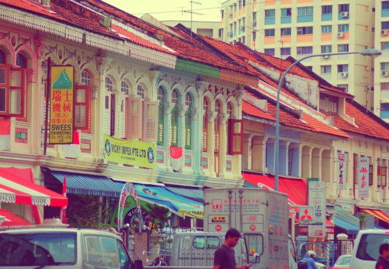 Calle del Chinatown de Singapur