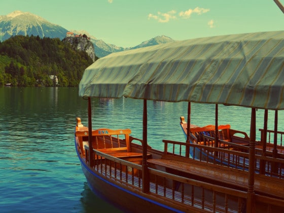 Pletna del lago de Bled