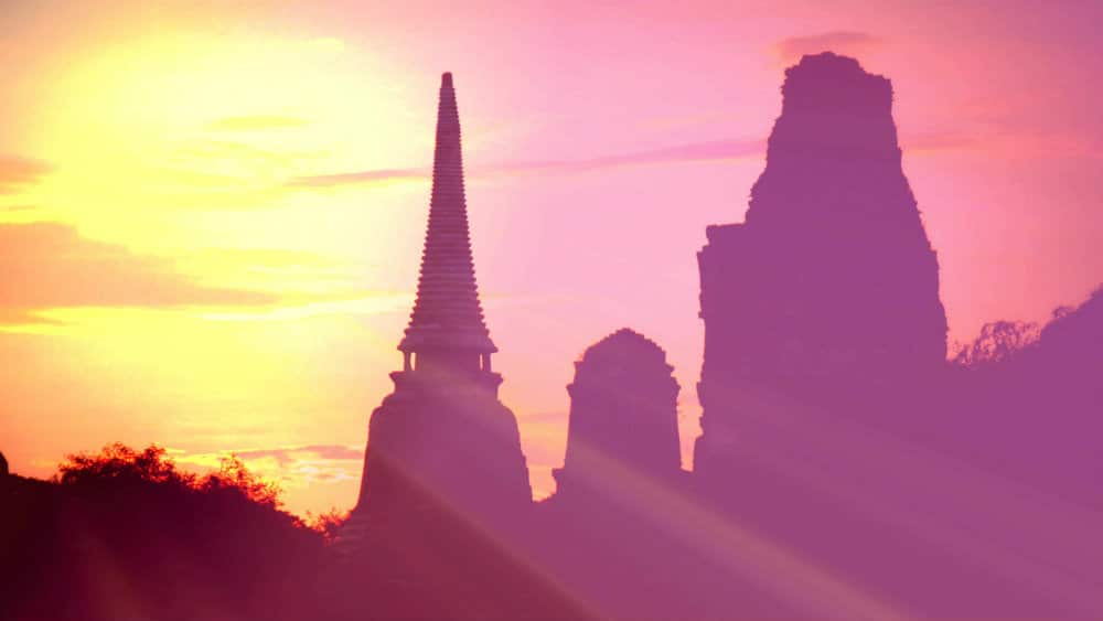 Atardecer Ayutthaya