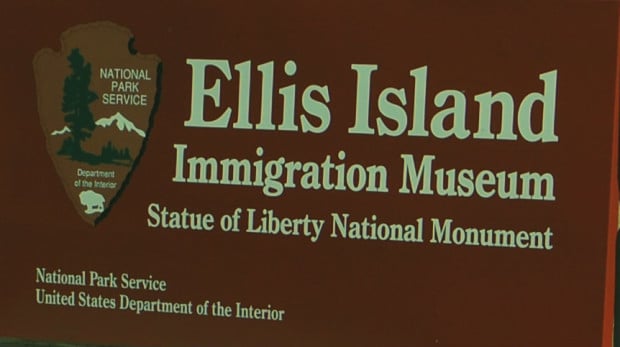 Letrero Ellis Island