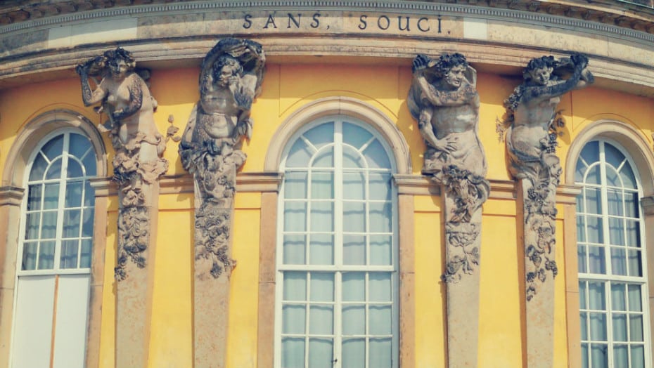 Estatuas barrocas en Sans Souci - Potsdam Alemania