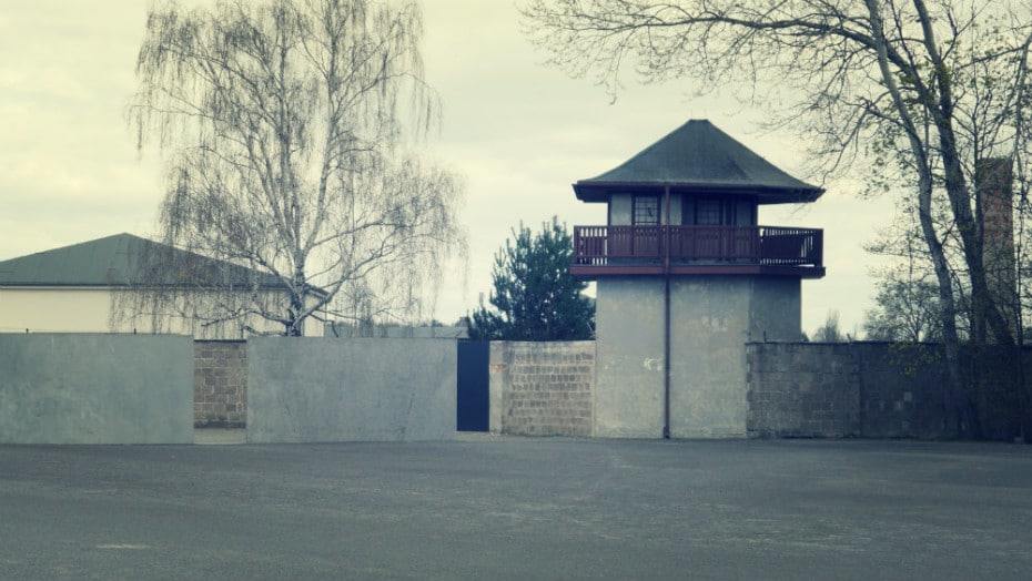 Torre de vigilancia - campo de Sachsenhausen en Oranienburg (Berlín)