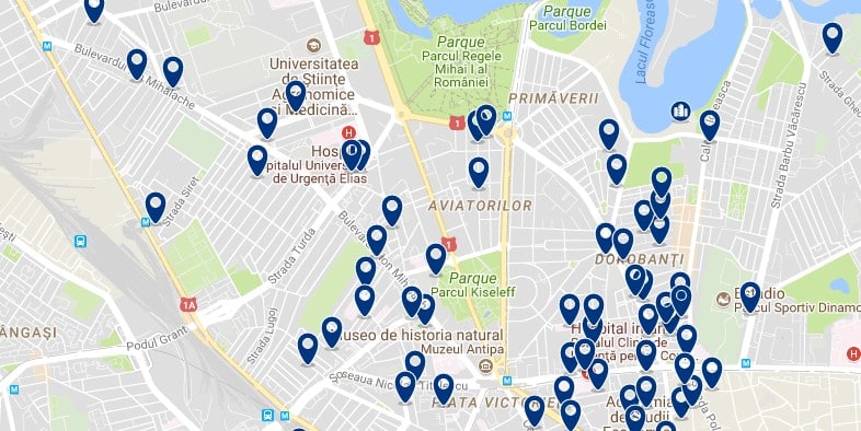 Bucarest - Norte - Haz clic para ver todos los hoteles en un mapa