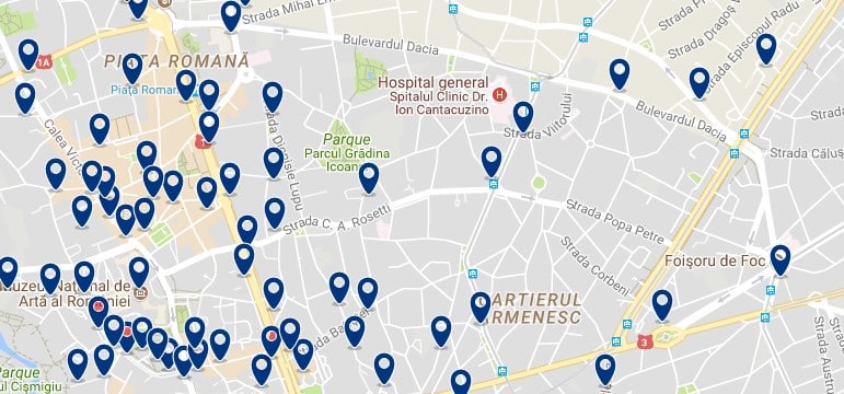 Bucarest - Sector 2 - Haz clic para ver todos los hoteles en un mapa