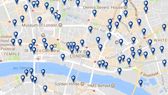 Londres - City of London - Haz clic para ver todos los hoteles en esta zona