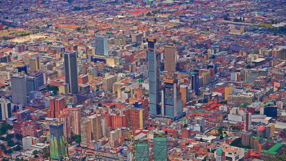 Vista de Bogotá desde Monserrate