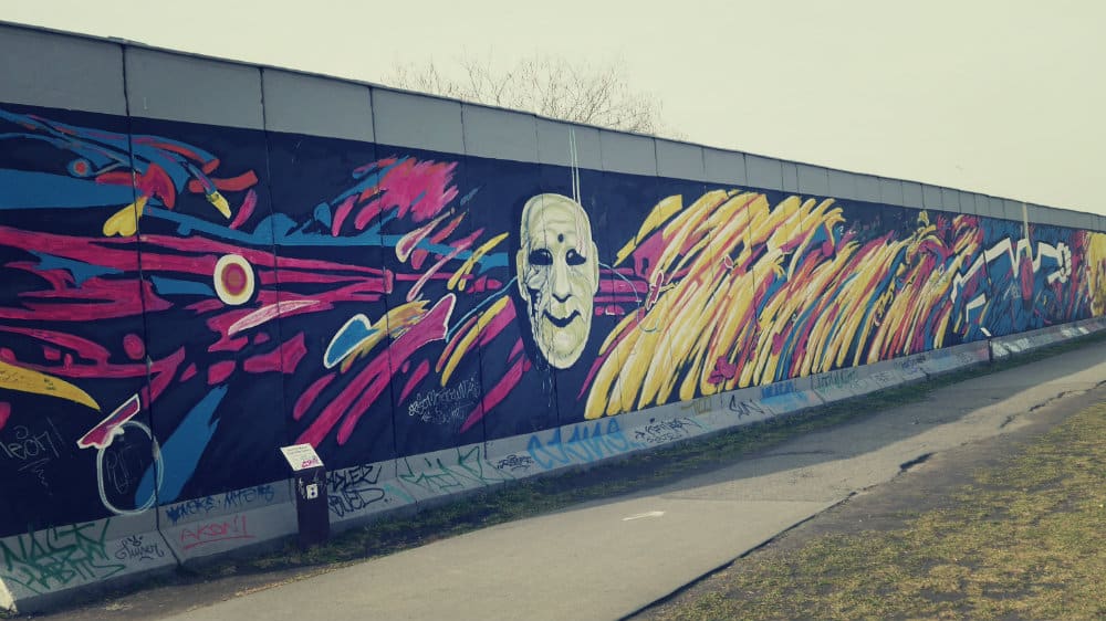 Fragment of the Berlin Wall - East Side Gallery