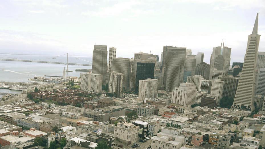 Vistas de San Francisco desde la Coit Tower