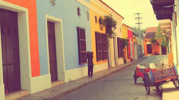 Casas coloridas - Cartagena de Indias
