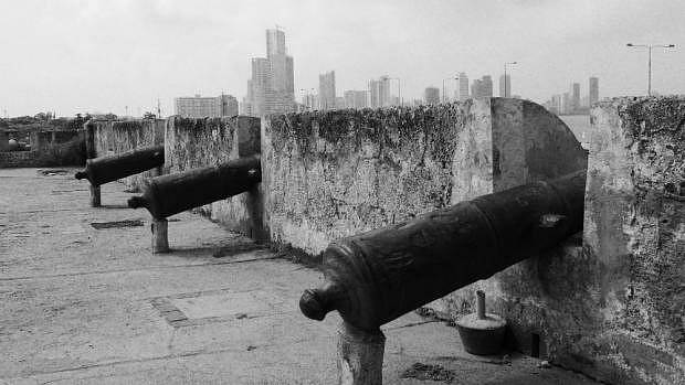 Murallas y cañones de Cartagena de Indias