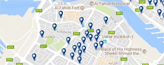 Bastakiya - Haz clic para ver todos los hoteles en un mapa