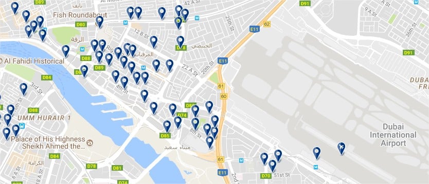 Deira, Dubai - Haz clic para ver todos los hoteles en un mapa