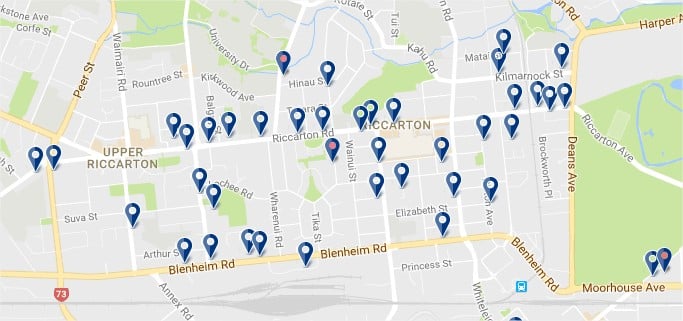 Riccarton - Clicca qui per vedere tutti gli hotel su una mappa