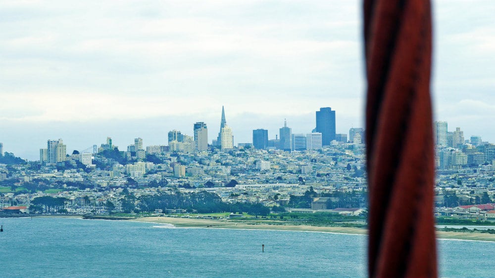 Vistas de San Francisco desde el Golden Gate