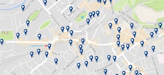 West End - Haz clic para ver todos los hoteles en un mapa