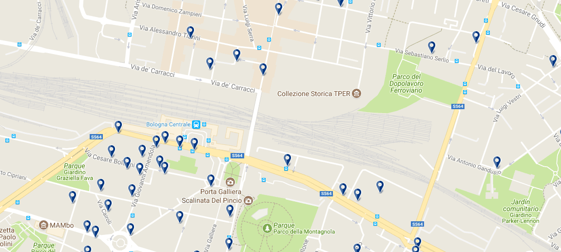 Bologna Centrale - Haz clic para ver todos los hoteles en esta zona
