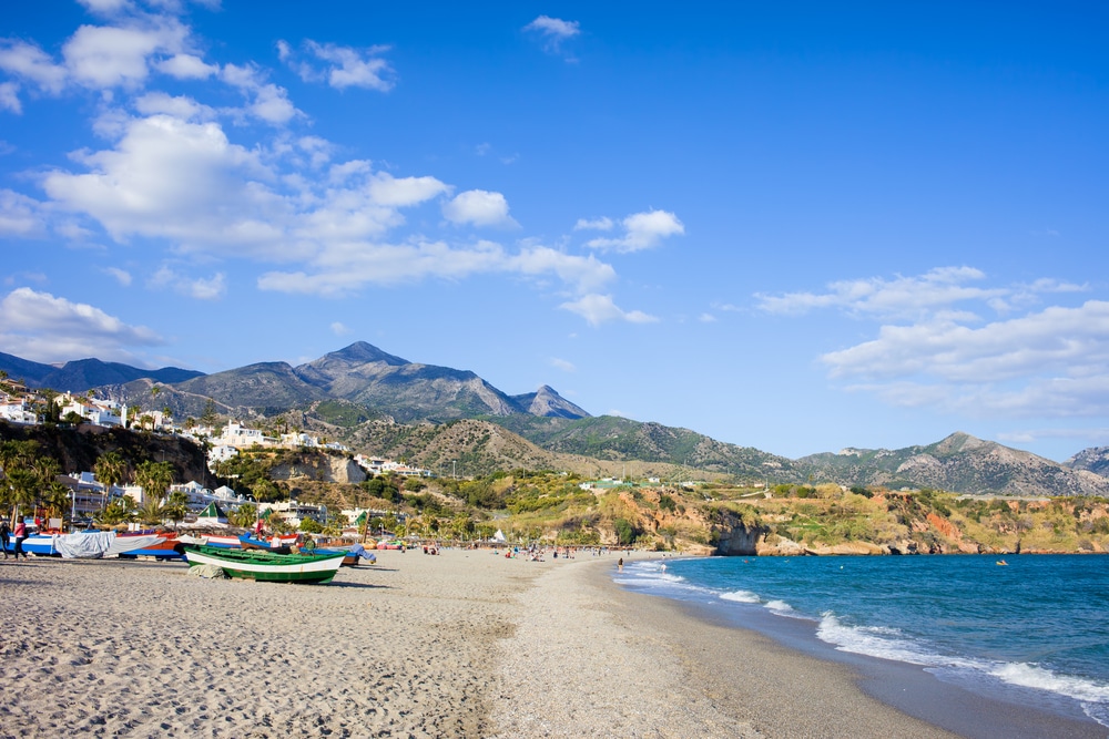 Playa de Burriana - Mejores playas de Málaga provincia